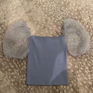 Zara puff sleeve top